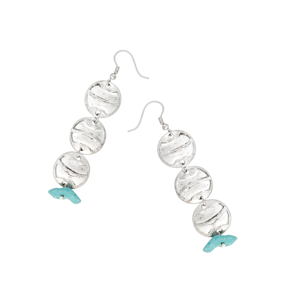 Boucle d'oreille légère Balance