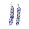 Boucle d'oreille "Bleu Jardin"