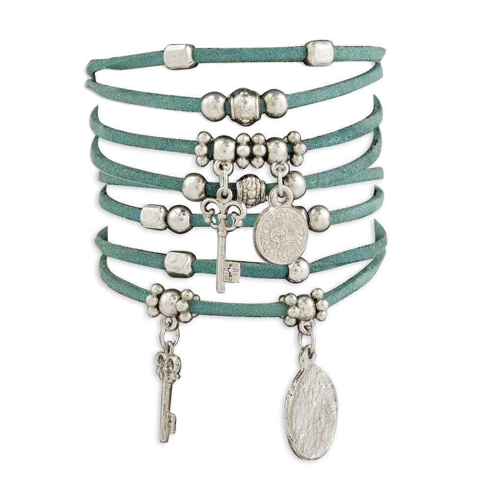 BRACELET EN ARGENT TORSADÉ