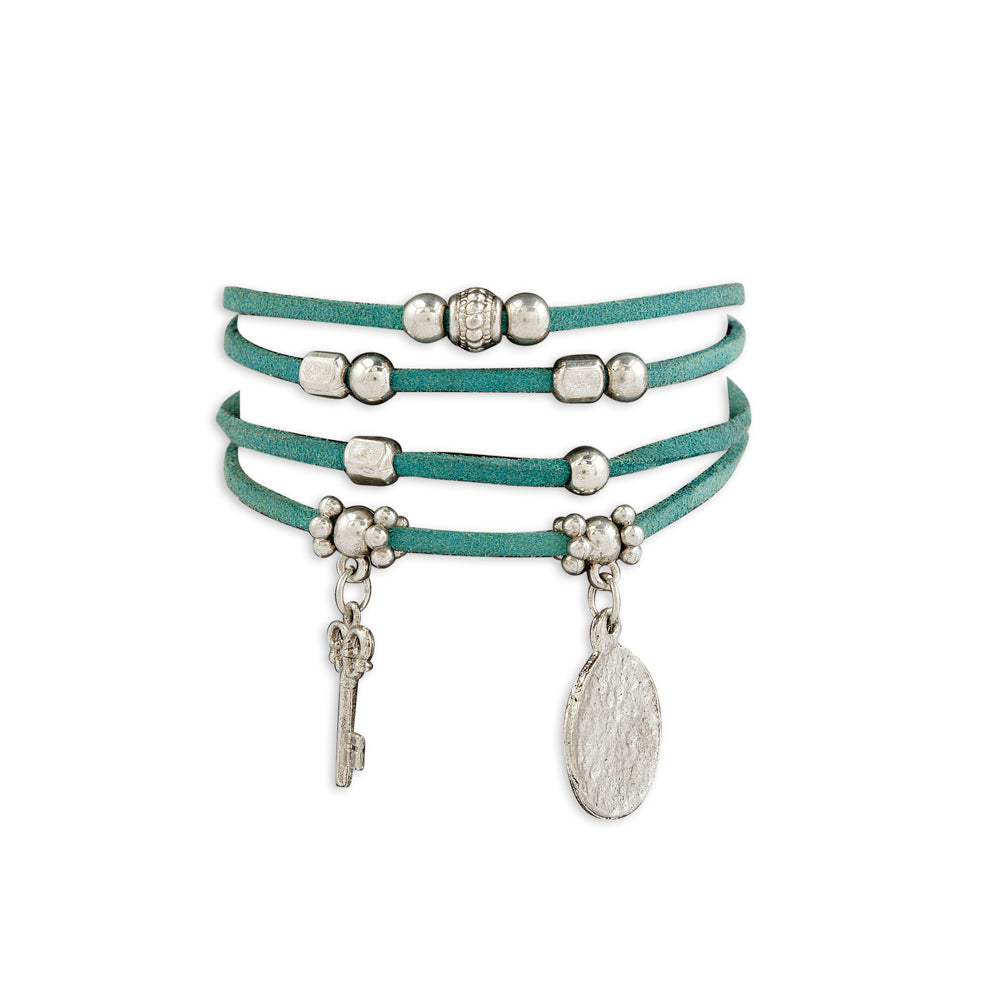 BRACELET EN ARGENT TORSADÉ
