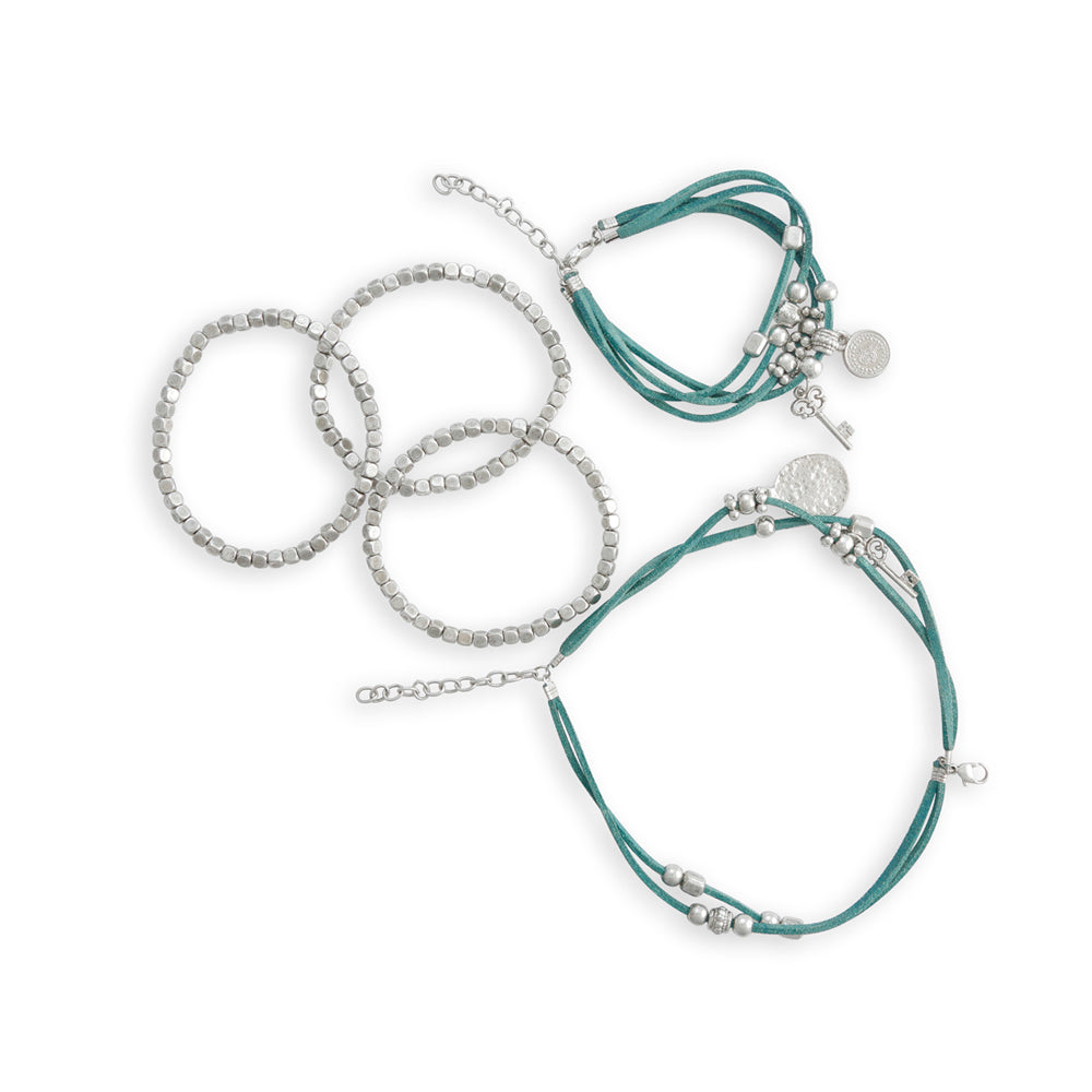 BRACELET EN ARGENT TORSADÉ