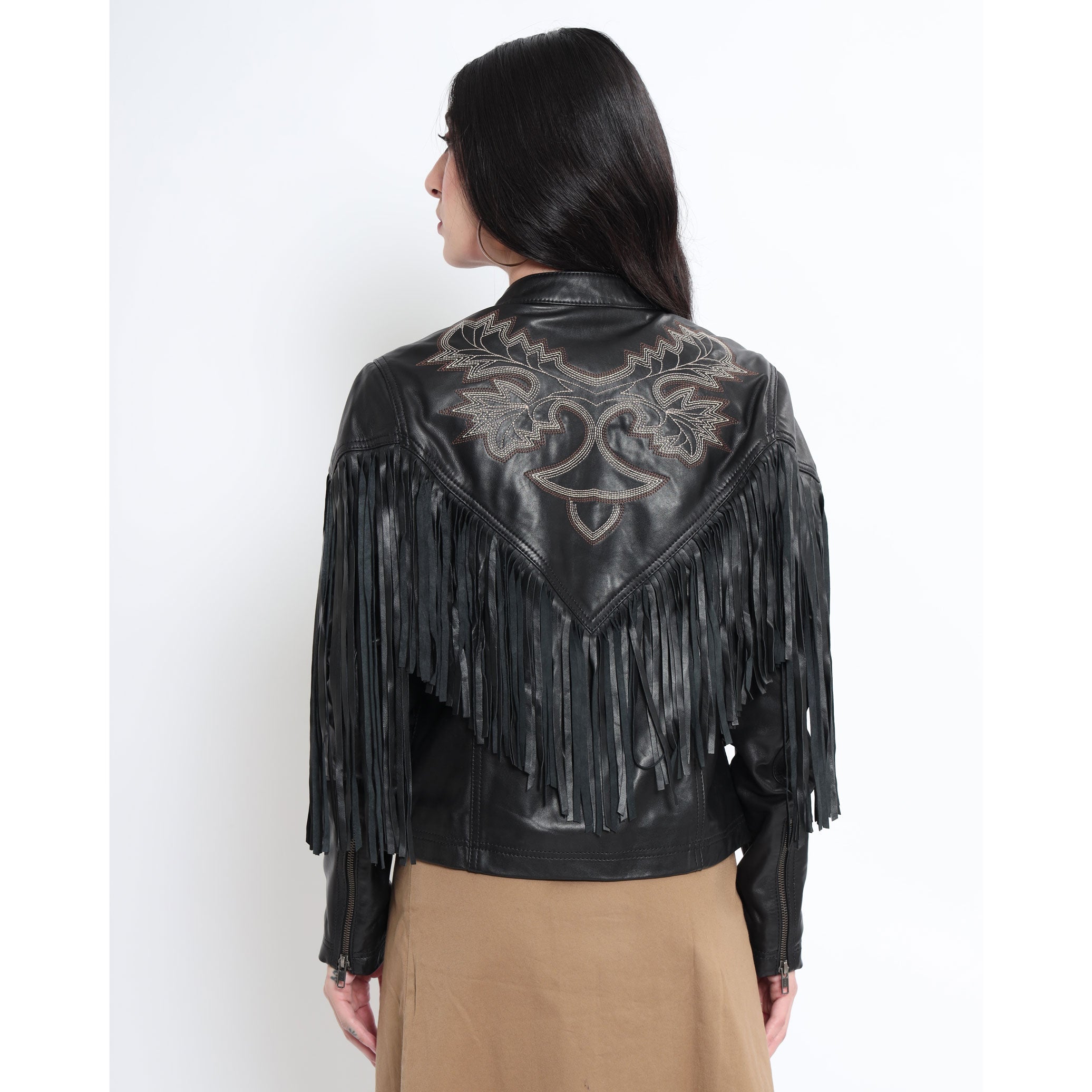 Blouson en cuir Blackverse