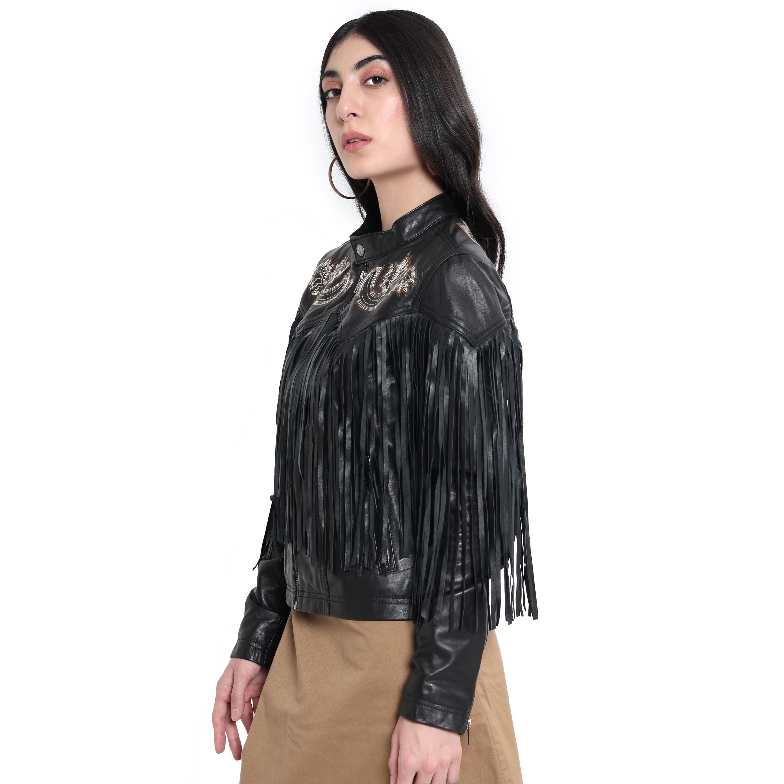 Blouson en cuir Blackverse