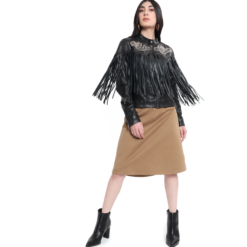 Blouson en cuir Blackverse