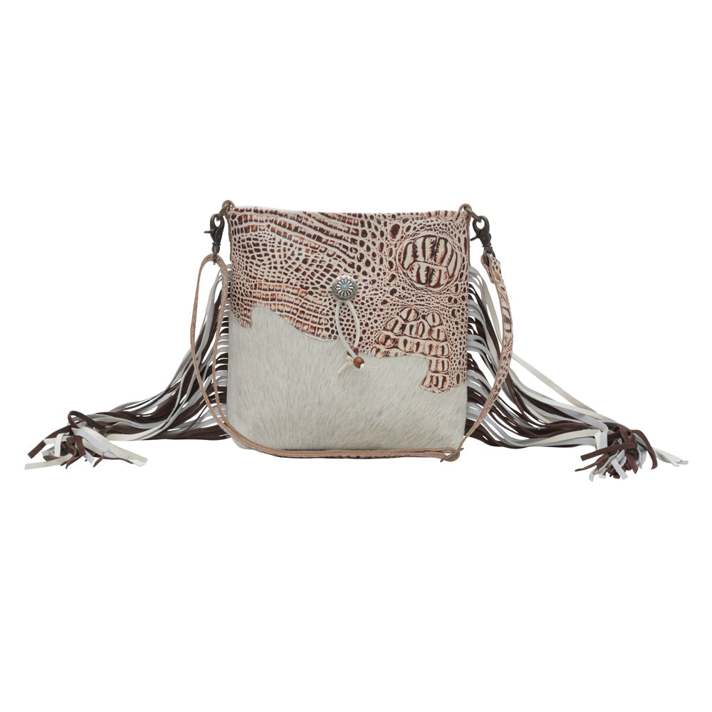 SAC SMOKEY WEST CUIR ET PEAU À POILS