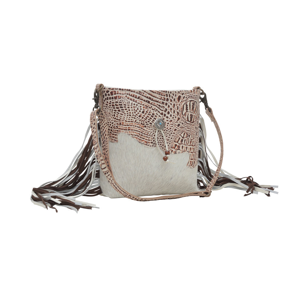 SAC SMOKEY WEST CUIR ET PEAU À POILS