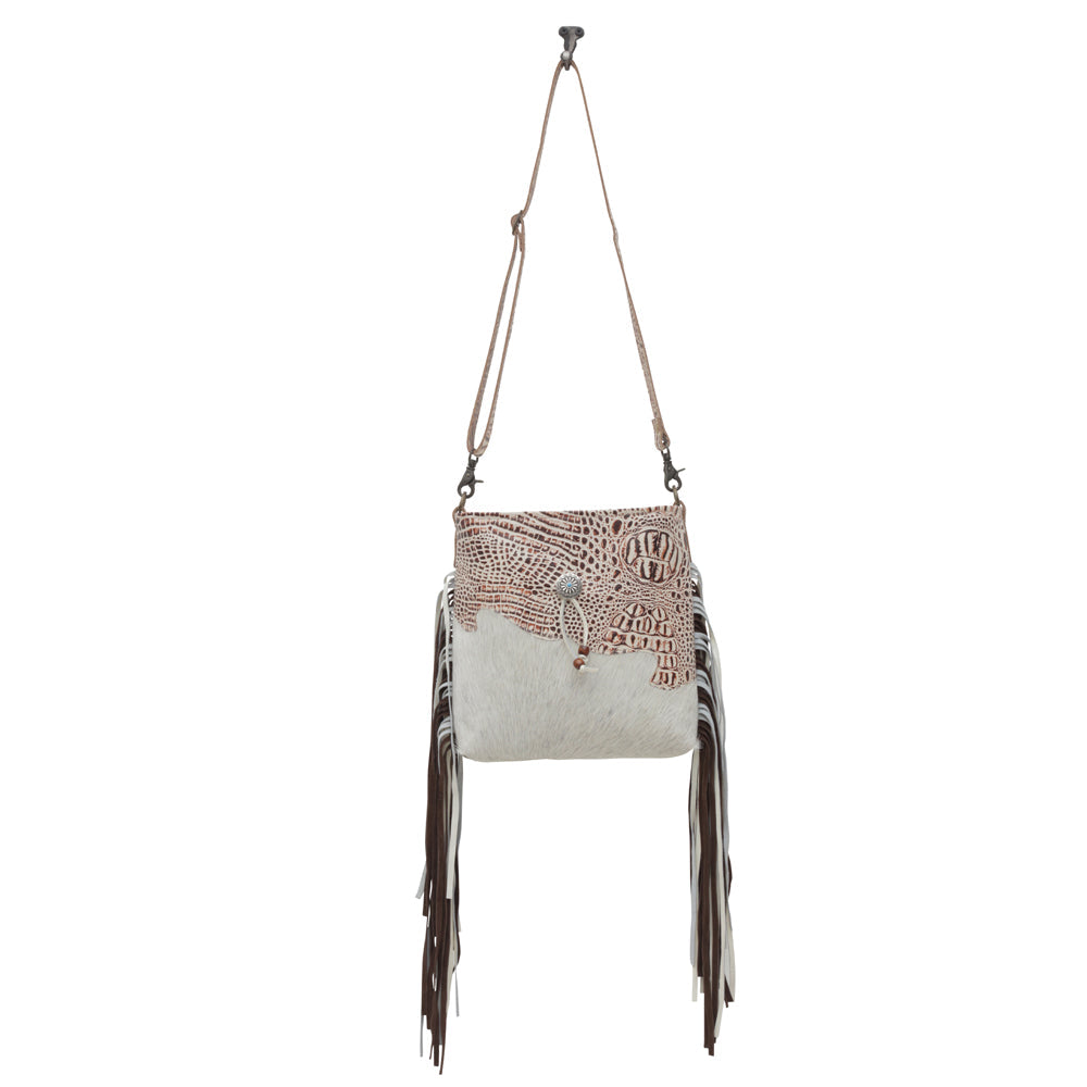 SAC SMOKEY WEST CUIR ET PEAU À POILS