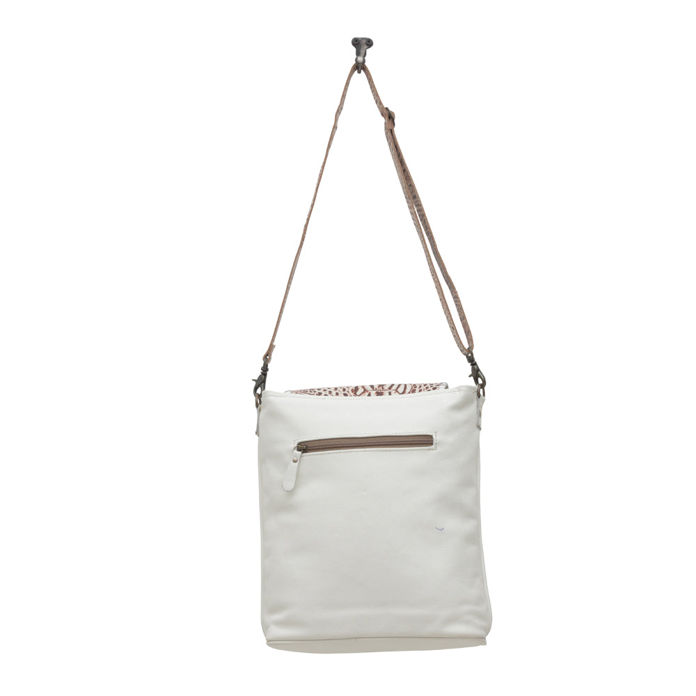 SAC SMOKEY EN CUIR ET PEAU DE CHEVAL AZTÈQUE