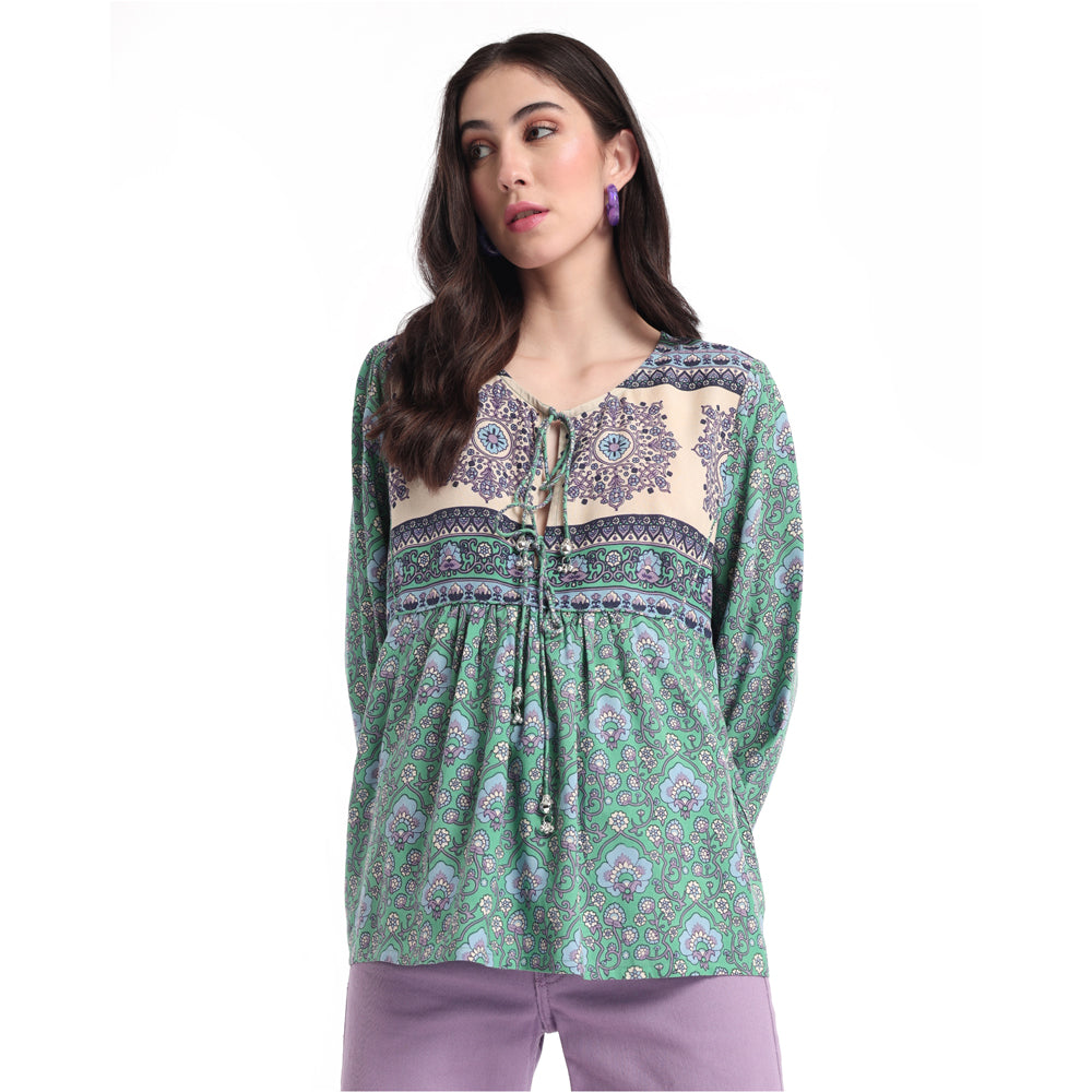 Jupe-short en coton HAUT & CHEMISES