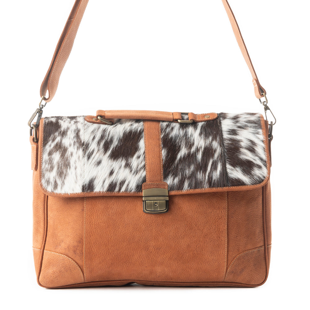 SAC EN CUIR & POILS DE VACHE