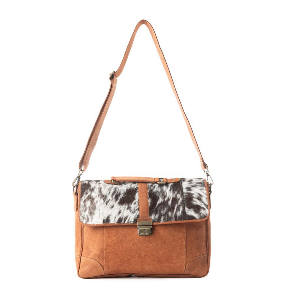 SAC EN CUIR & POILS DE VACHE