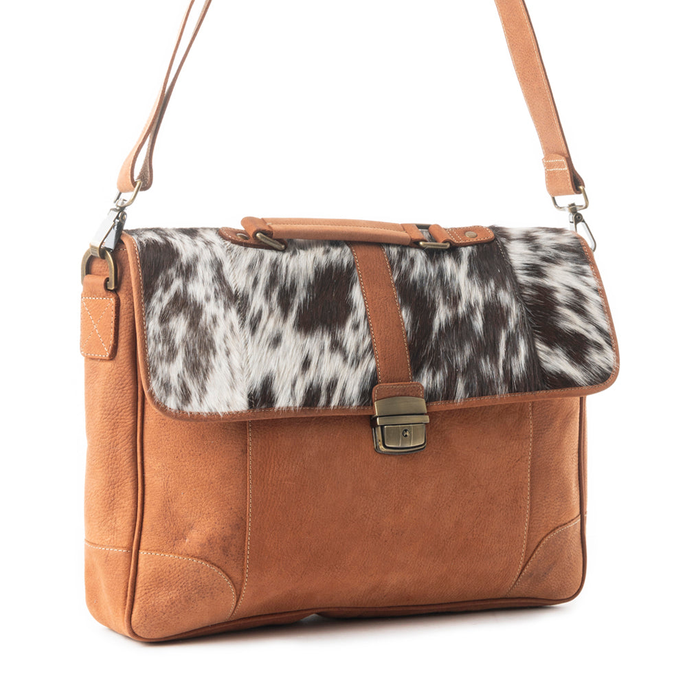 SAC EN CUIR & POILS DE VACHE