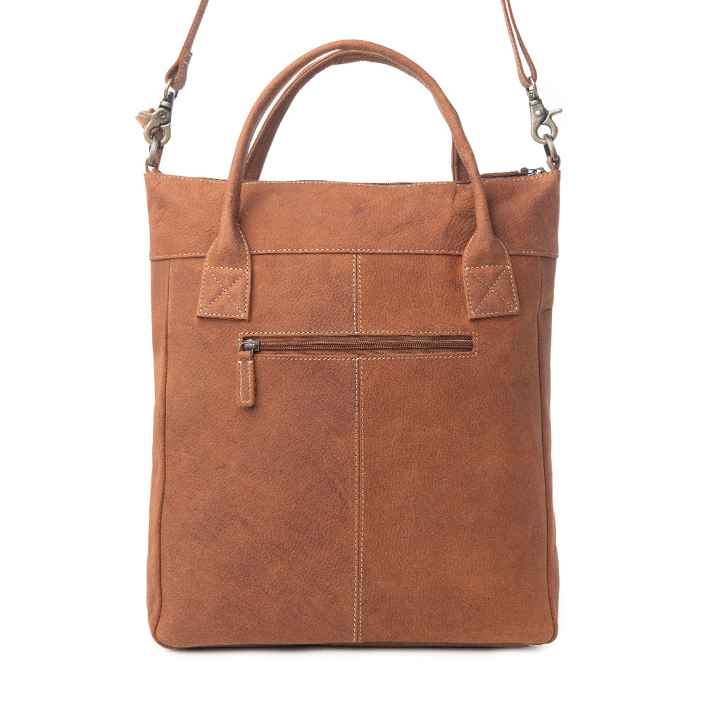 SAC EN CUIR ET PEAU DE VACHE SPIN