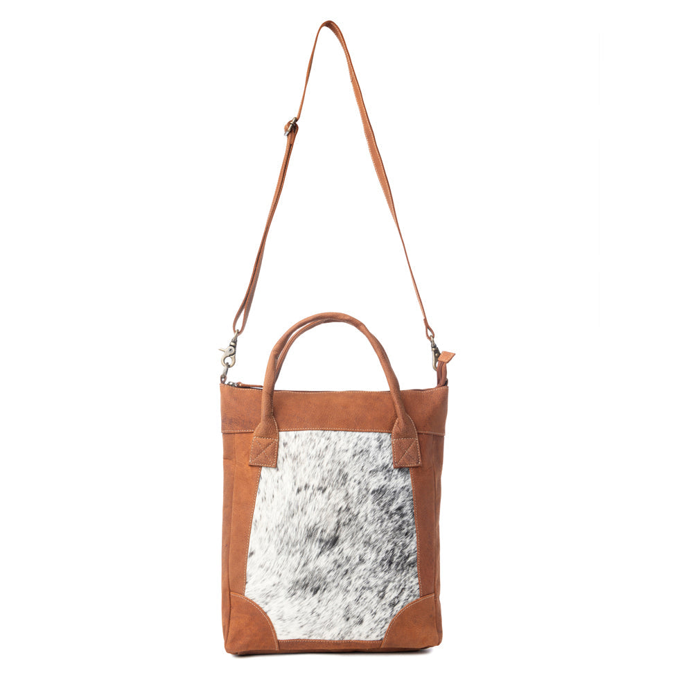 SAC EN CUIR ET PEAU DE VACHE SPIN