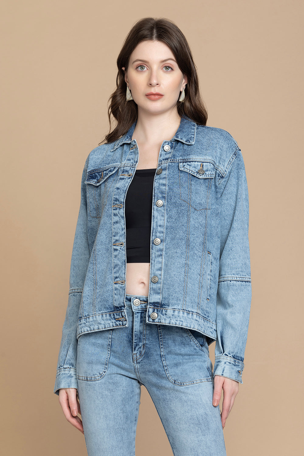 Cassie Designer Veste en Jean