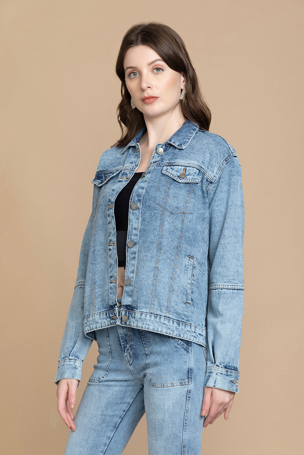 Cassie Designer Veste en Jean