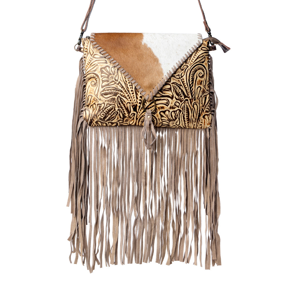 Sac Harappa en cuir et hairon
