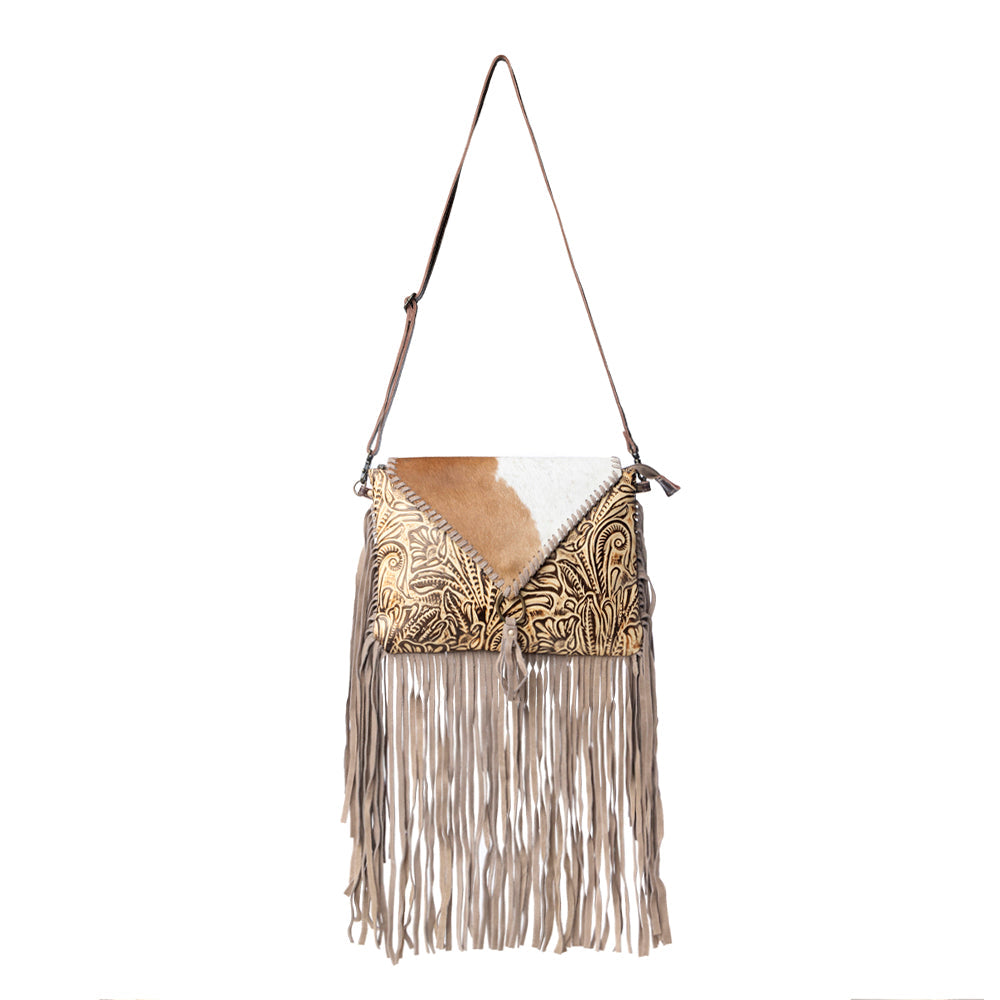 Sac Harappa en cuir et hairon