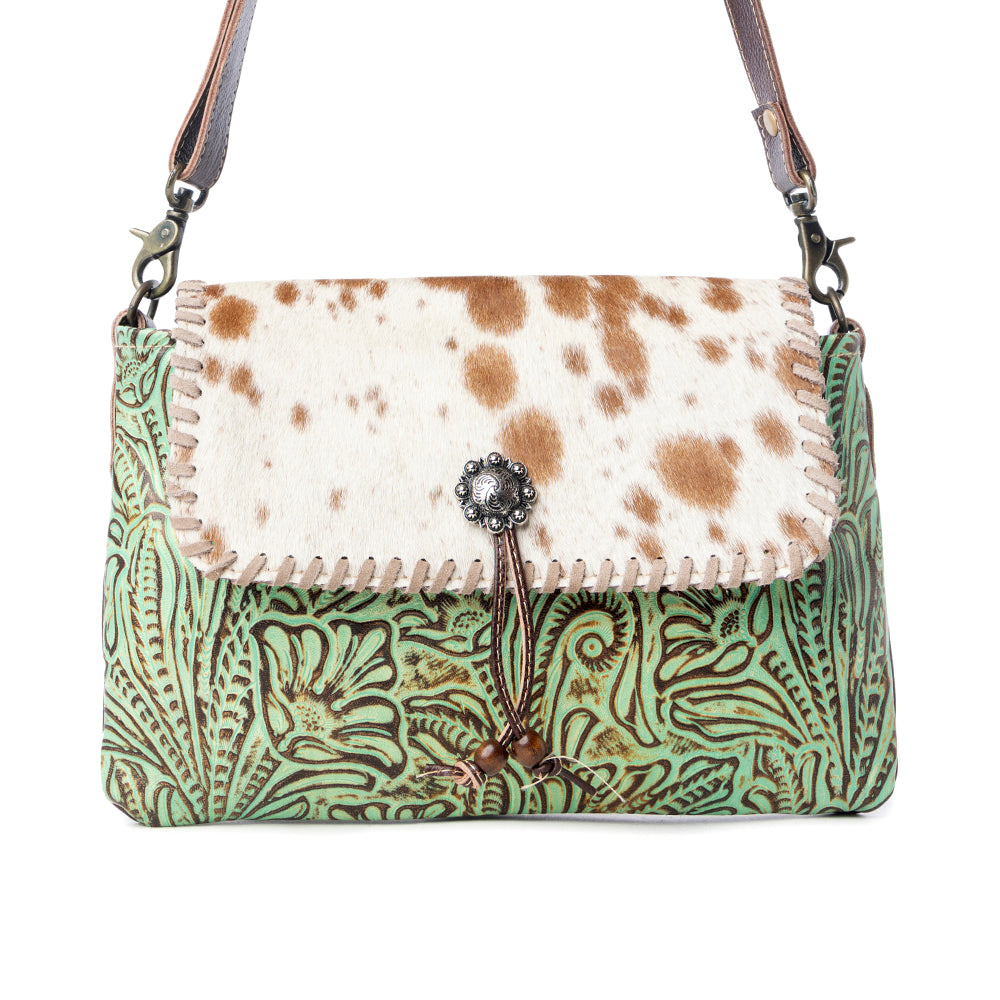 Sac Canyonlands en cuir et poils