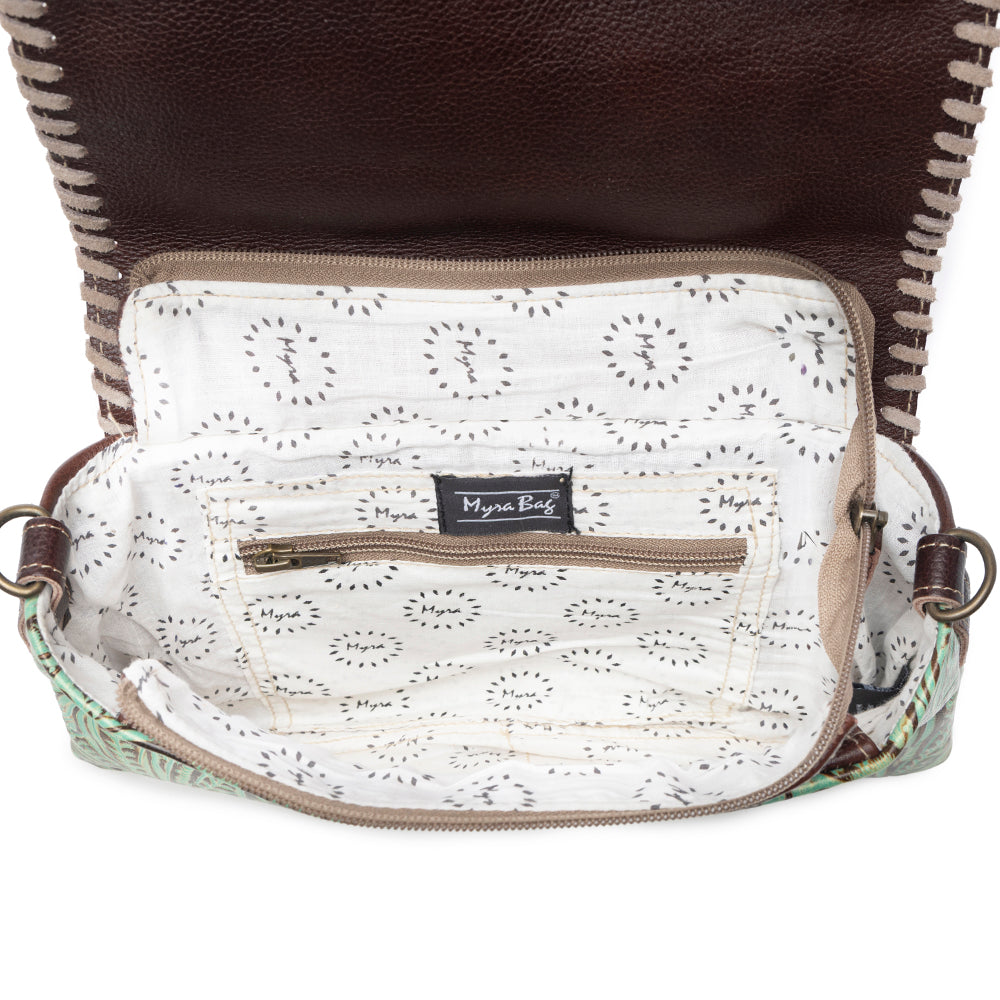 Sac Canyonlands en cuir et poils