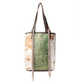 Sac en cuir repoussé et en poils de vache Cheyenne Plains