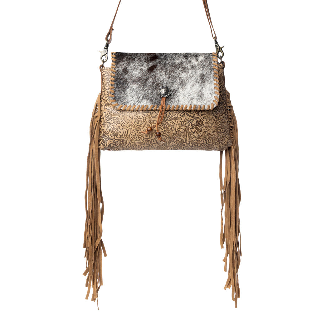 Sac en cuir et poils Lugia