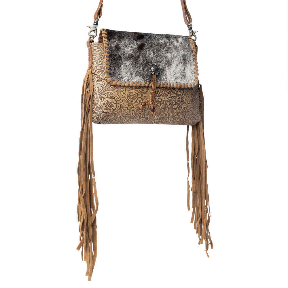 Sac en cuir et poils Lugia