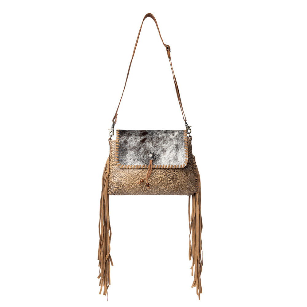 Sac en cuir et poils Lugia