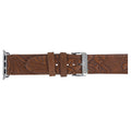 Bracelet de montre en cuir gaufré Mittangle