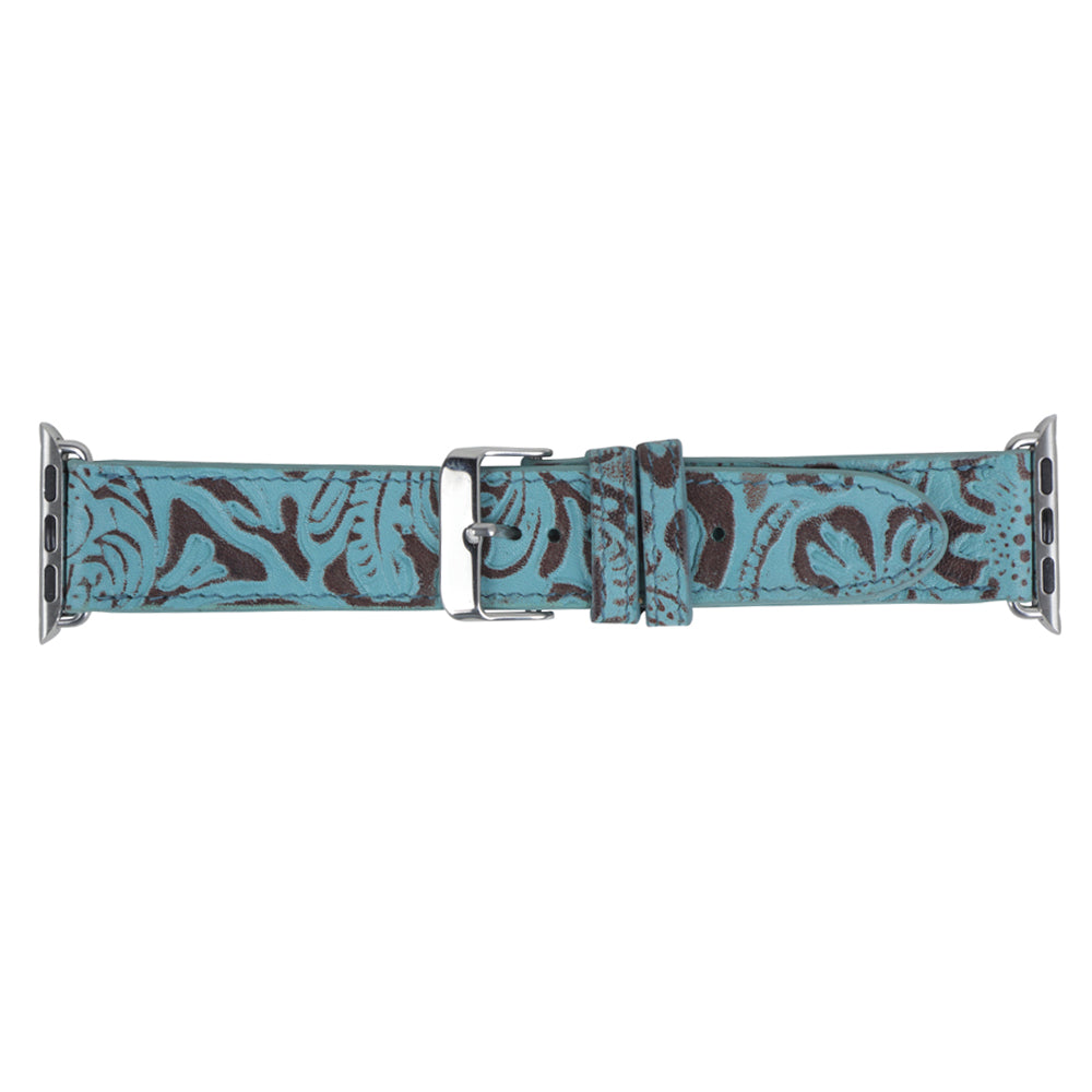 Bracelet de montre en cuir Fister turquoise