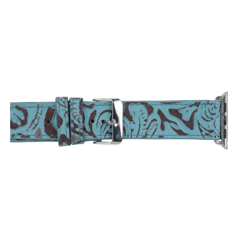 Bracelet de montre en cuir Fister turquoise