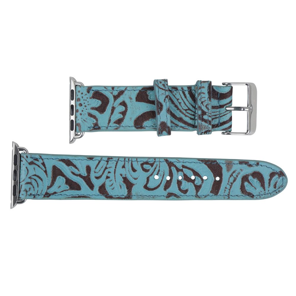 Bracelet de montre en cuir Fister turquoise