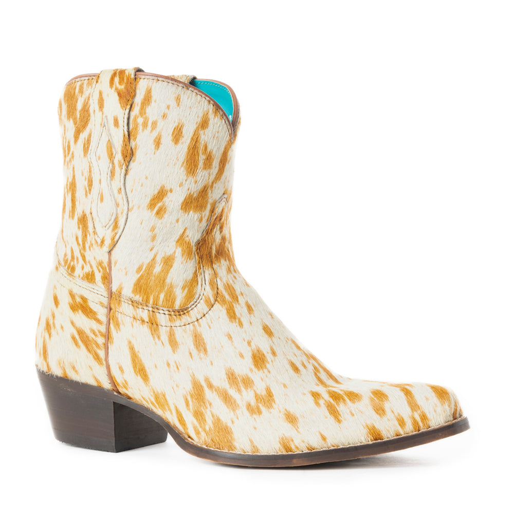 Bottines en cuir chevelu Cowdie Western