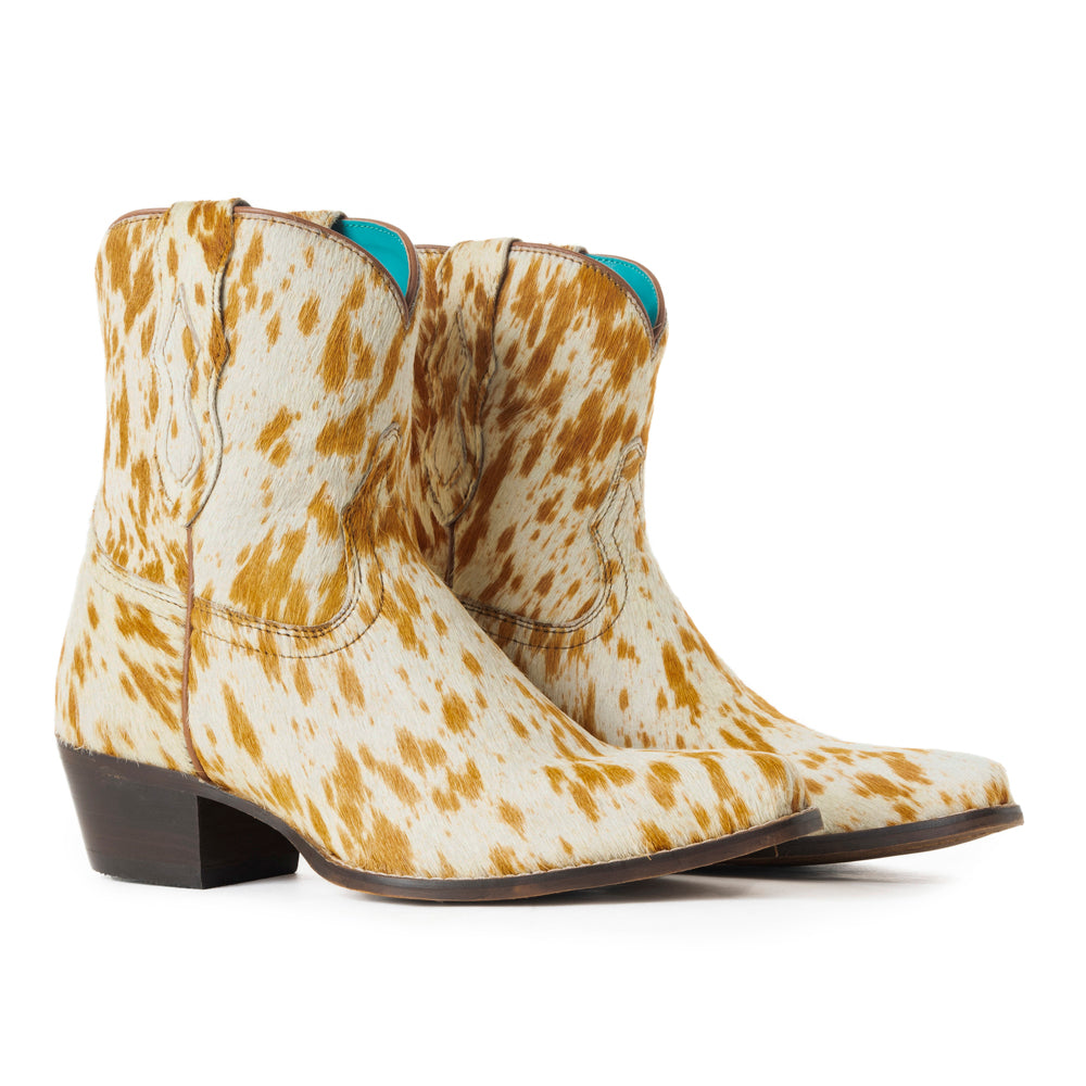 Bottines en cuir chevelu Cowdie Western