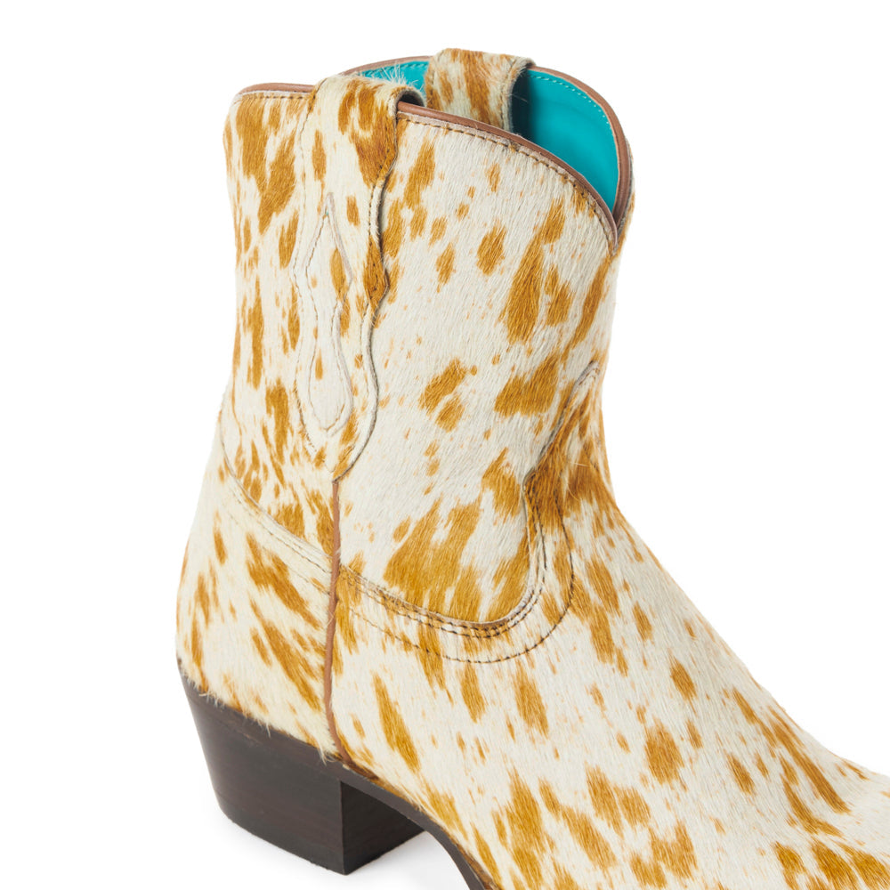 Bottines en cuir chevelu Cowdie Western