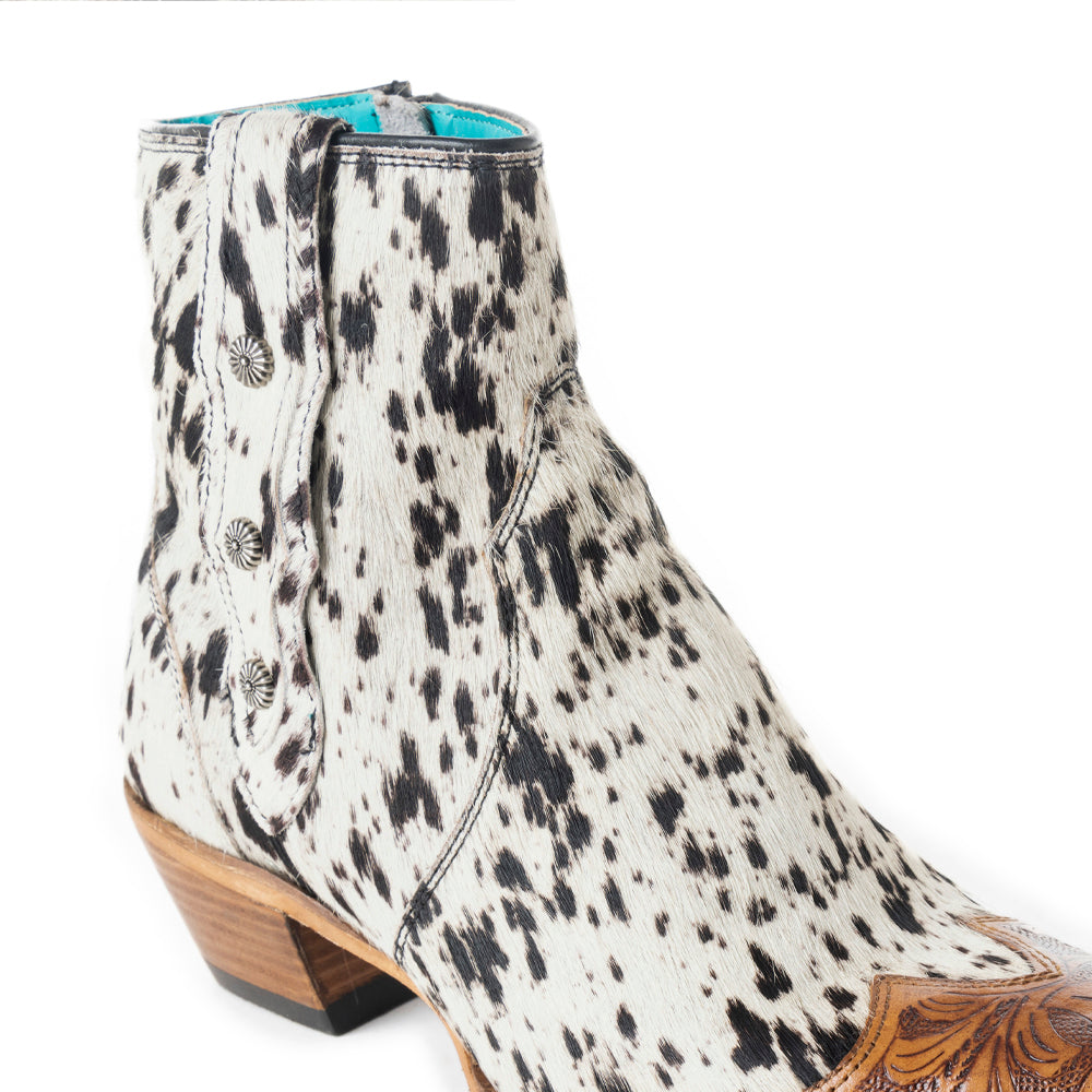 Bottines Rocker Western gravées à la main