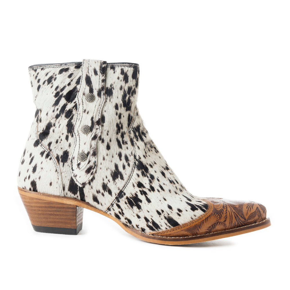 Bottines Rocker Western gravées à la main