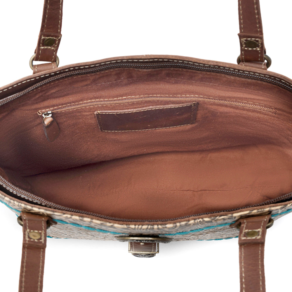 Sacs en cuir et en poil de vache Sapience