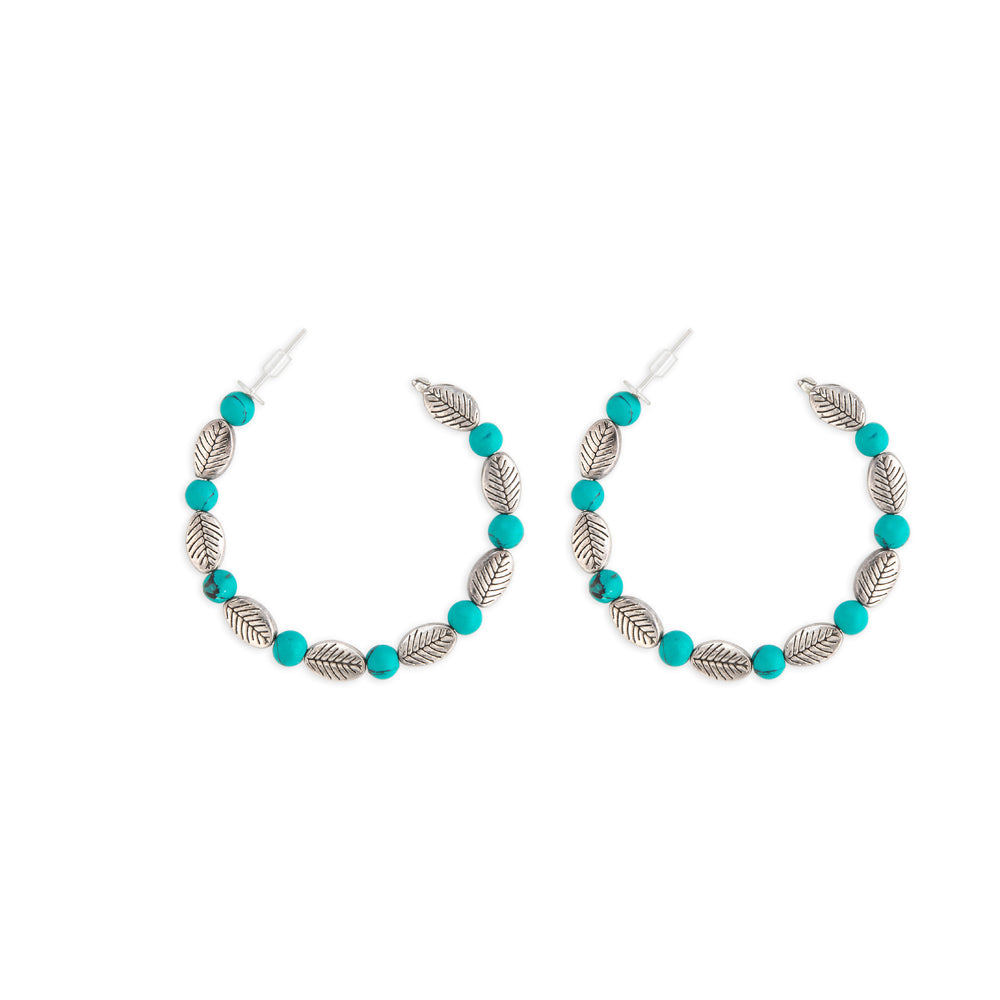 Boucle d'oreille perlée