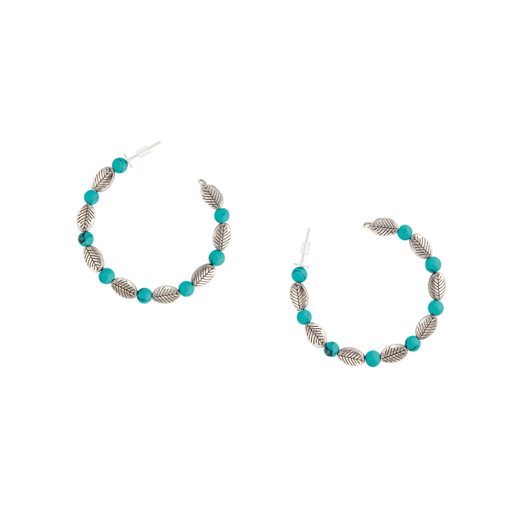 Boucle d'oreille perlée