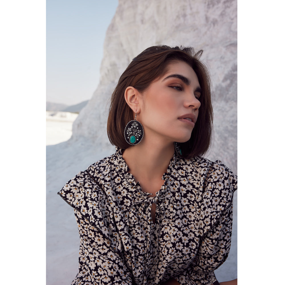 Boucle d'oreille ronde