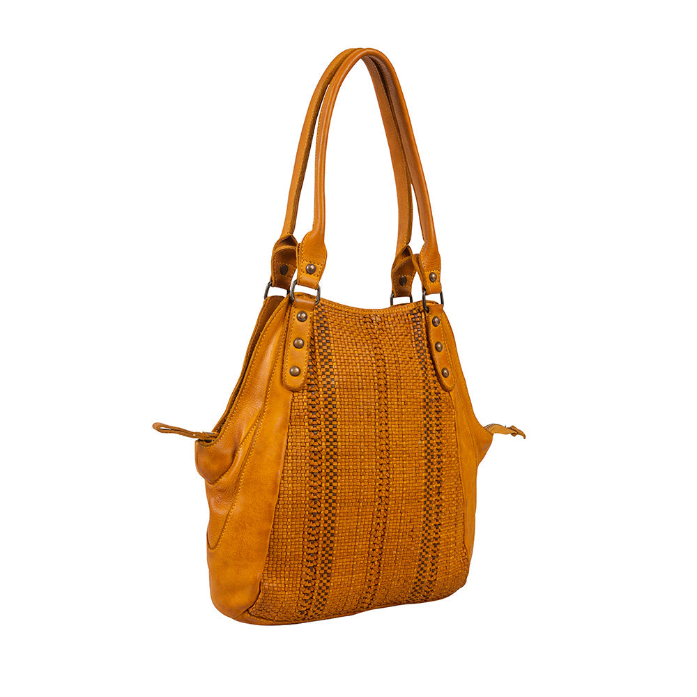 Sac en cuir et poils Copernicium