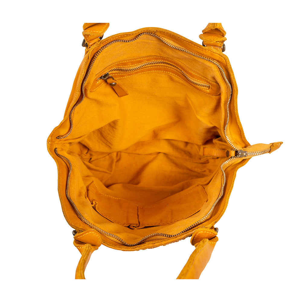 Sac en cuir et poils Copernicium