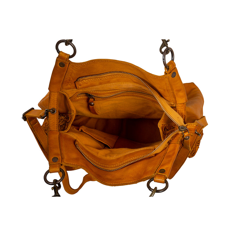 Sac en cuir et poils « Exergonic »
