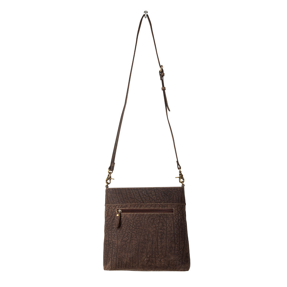 Sac en cuir et poils de veau Crossroads Creek