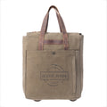 Sac à dos en toile et cuir Yesteryear