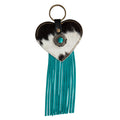 Porte-clés Priceless Love en poil de vache