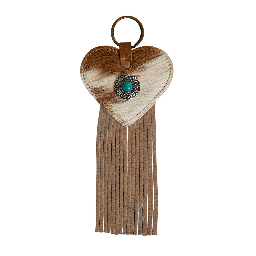 Porte-clés en crin de poulain Hairon - Amour éternel