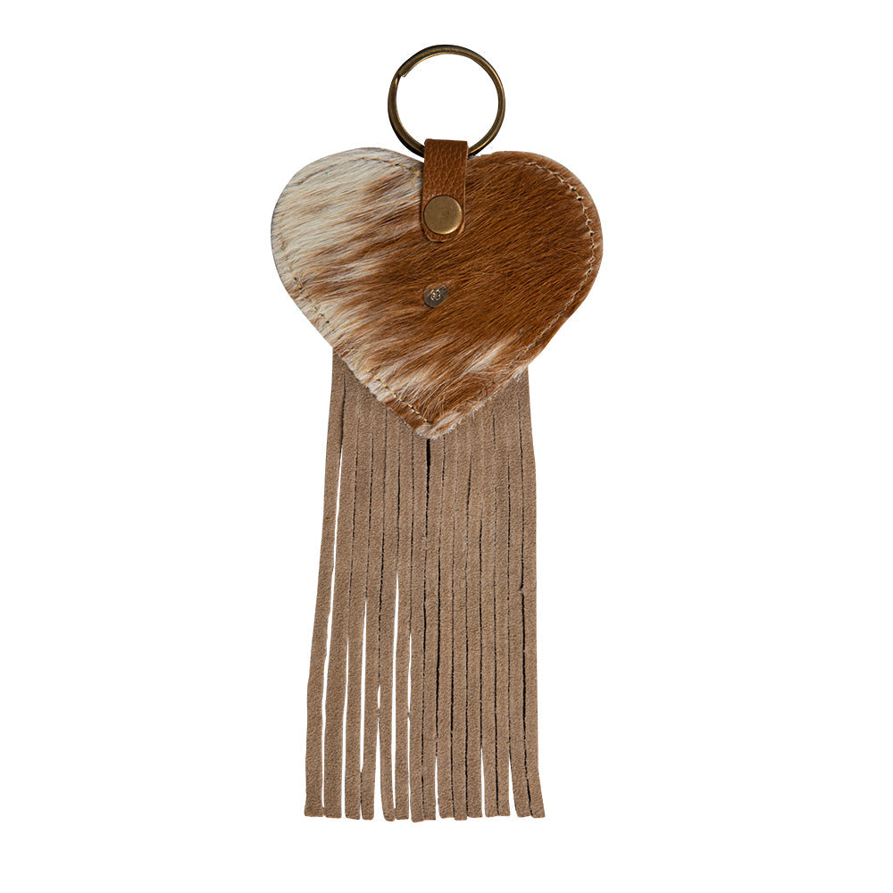 Porte-clés en crin de poulain Hairon - Amour éternel