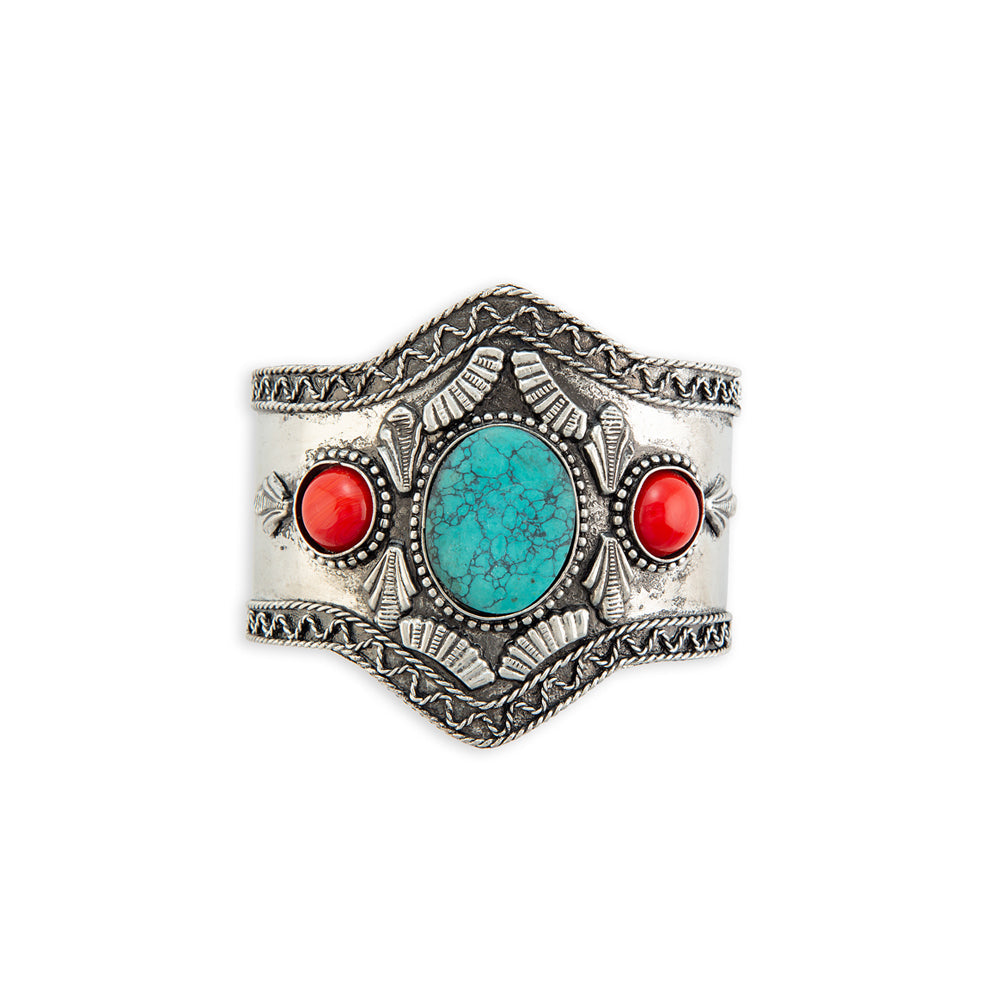 Bracelet jonc argenté intemporel
